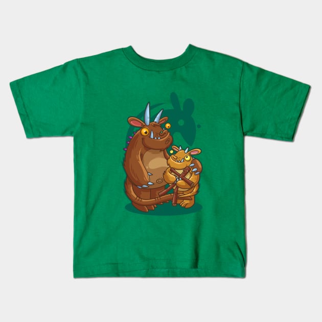 The Good The Bad The Ugly Kids T-Shirt by ArtisticDyslexia